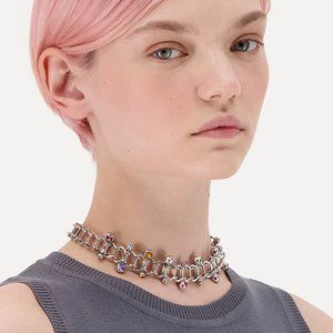 Justine Clenquet Mindy Choker Necklace Multicolor